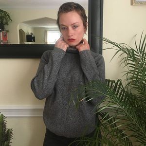 Valerie Stevens 100% cotton turtle neck sweater